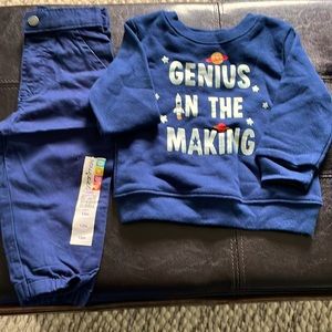 Garanimals size 12 months pants and sweatshirt no